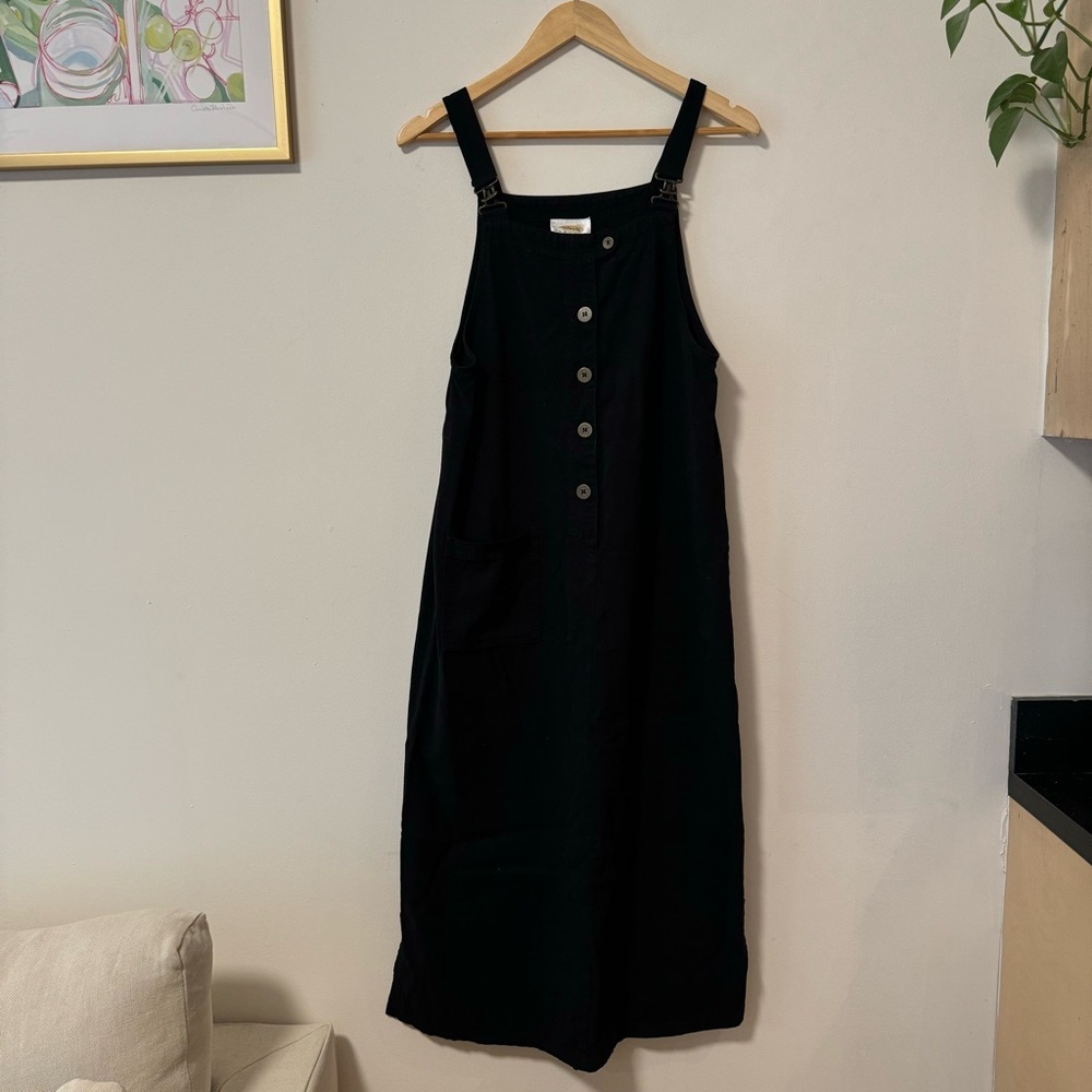 Talbots Midi Black Demin Dress